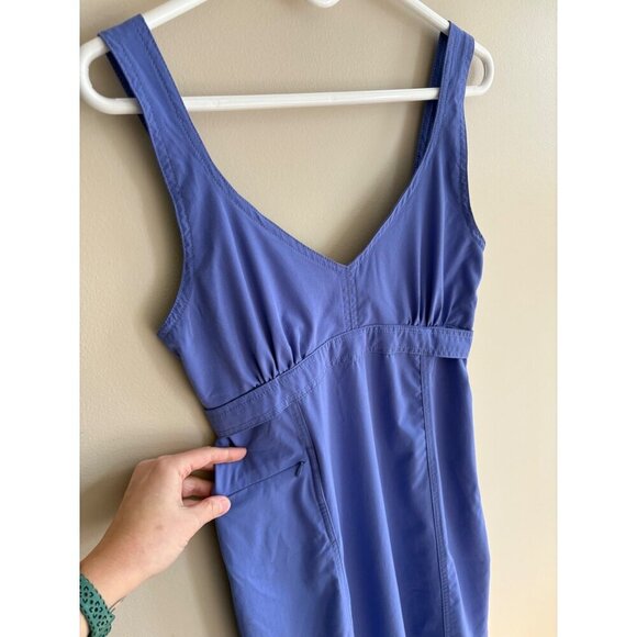 Athleta Periwinkle Purple Casual Sleevless Athleisure Sundress Size 6 TALL - Picture 6 of 12